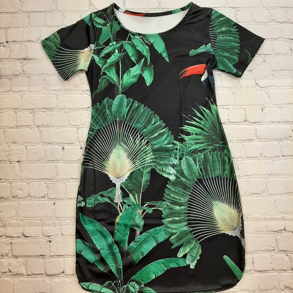Tropical print dress - Picture 4 of 5